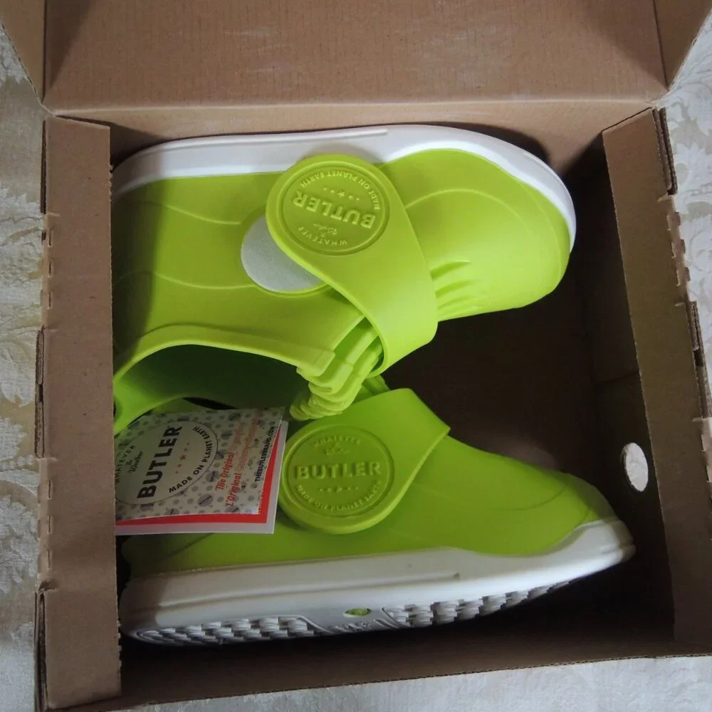 Butler Rockhopper Overshoe Boot Lime Green 1